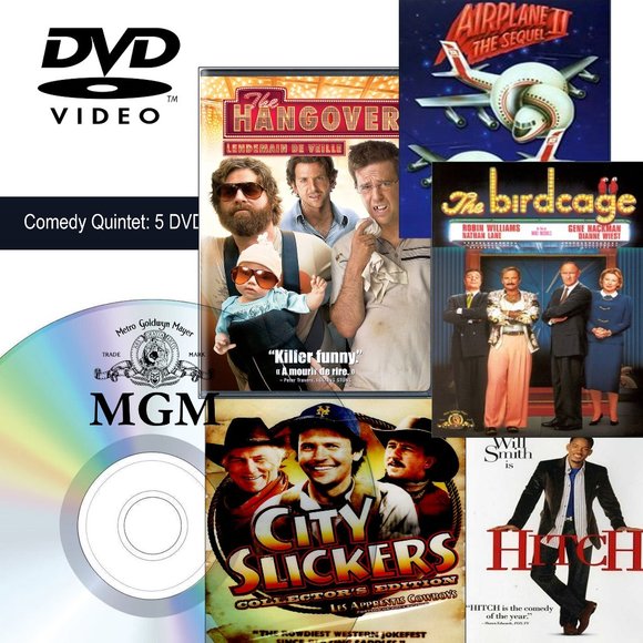 DVD: Comedy Quintet: Bundle of 5 Comedy DVDS - Picture 1 of 6